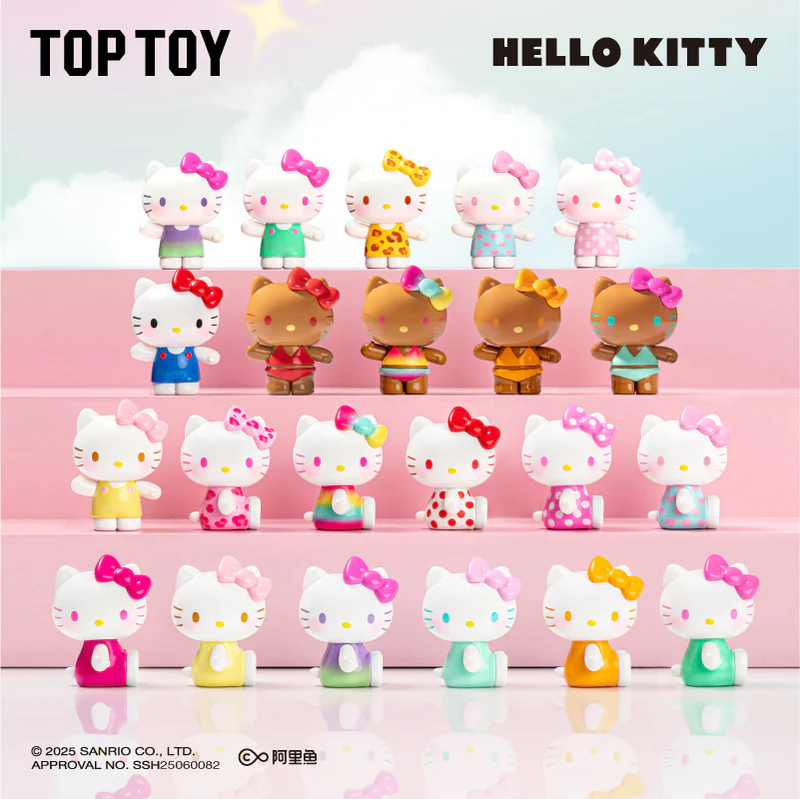 Hello Kitty Summer Rainbow Candy Mini Figures Surprise Bag