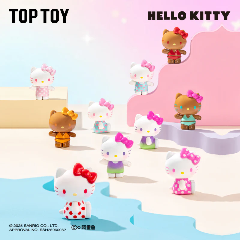 Hello Kitty Summer Rainbow Candy Mini Figures Surprise Bag