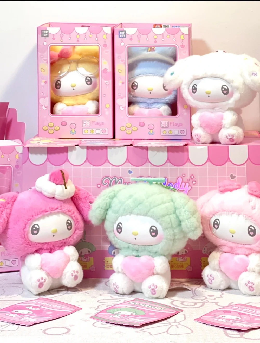 toyhive-16-2 My Melody 50th Anniversary Milk Candy Vinyl Plush Blind Box