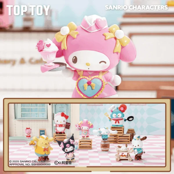 toyhive-24-1 Sanrio characters Rollers Skating Restaurant Figures Blind Box