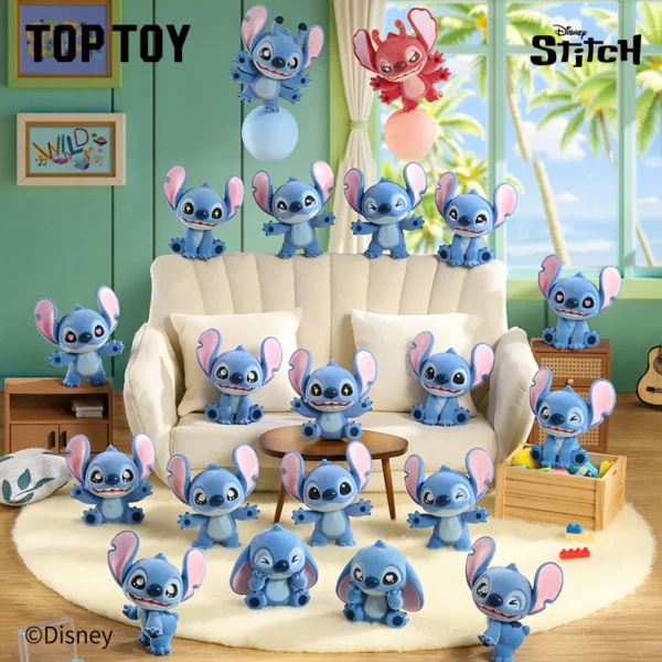toyhive-29-1 Disney-Stitch Mini Fluffy Series Figures Surprise Bag
