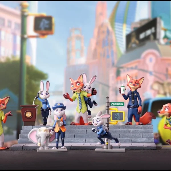 toyhive-35-1 Disney Zootopia Judy & Nick Story Series Figures Blind Box