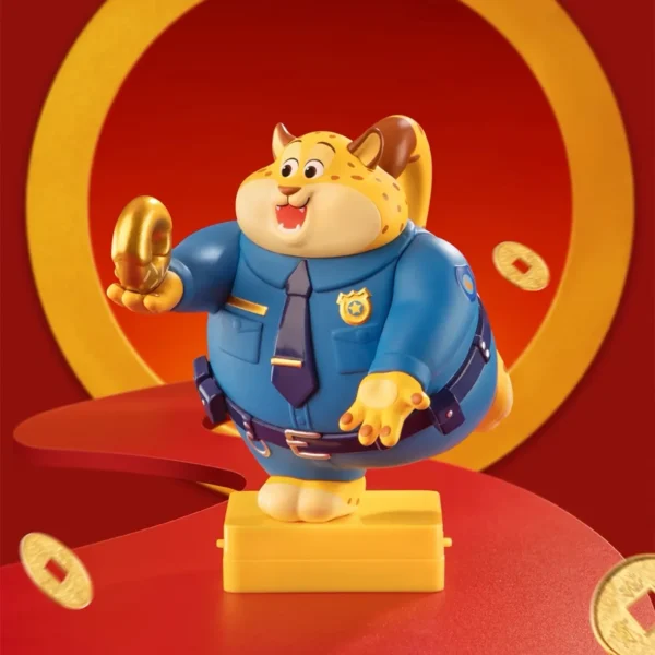 toyhive-41-1 Disney Zootopia Benjamin Clawhauser Good Luck Series Blind Box