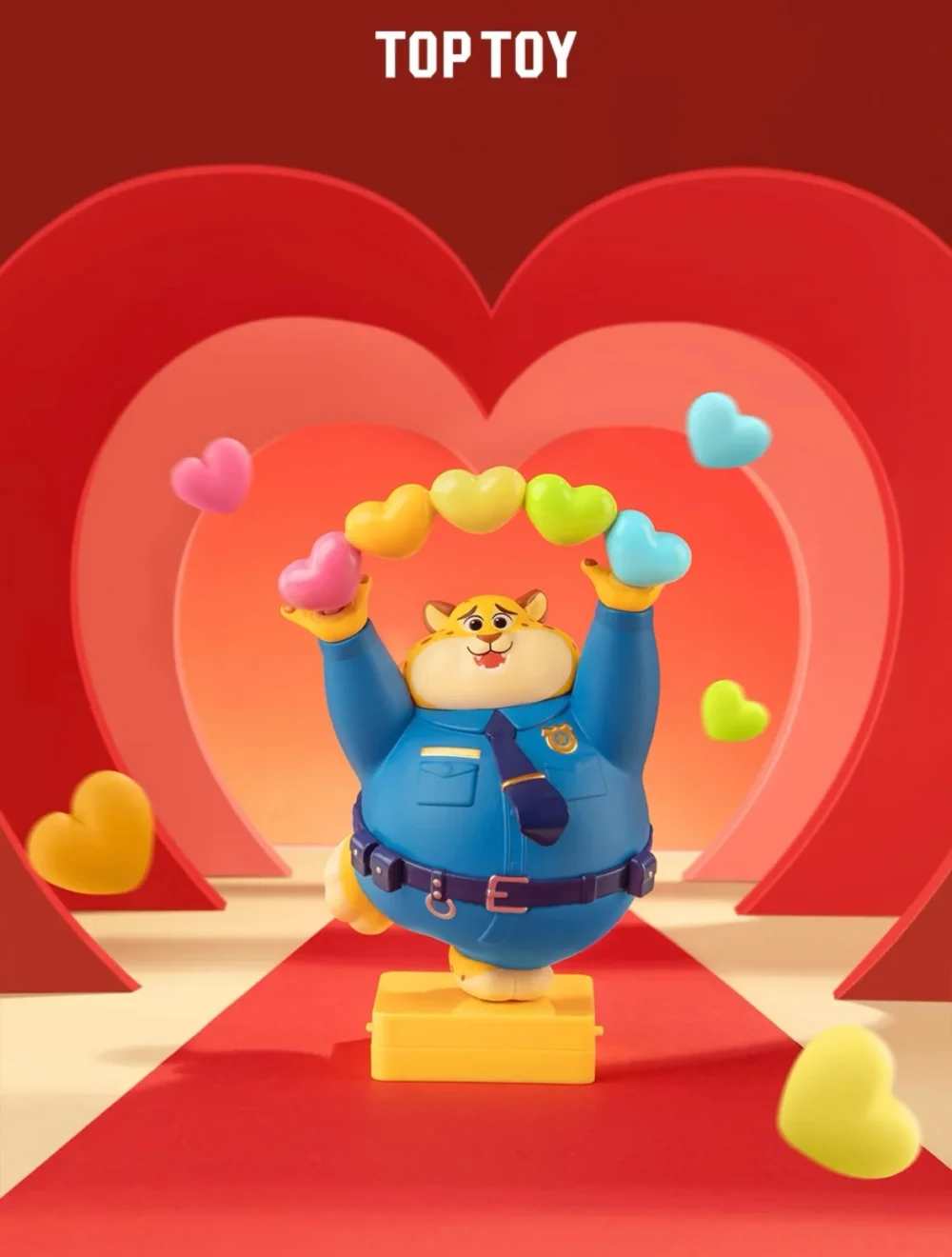 Disney Zootopia Benjamin Clawhauser Good Luck Series Blind Box