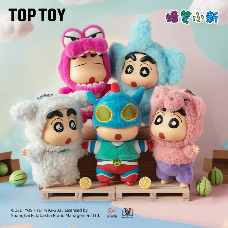 CRAYON SHINCHAN PLAY PARTY Vinyl Plush Blind Box