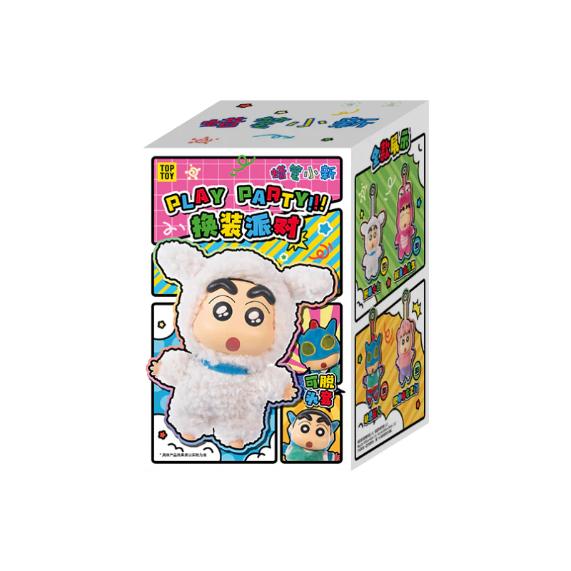 CRAYON SHINCHAN PLAY PARTY Vinyl Plush Blind Box