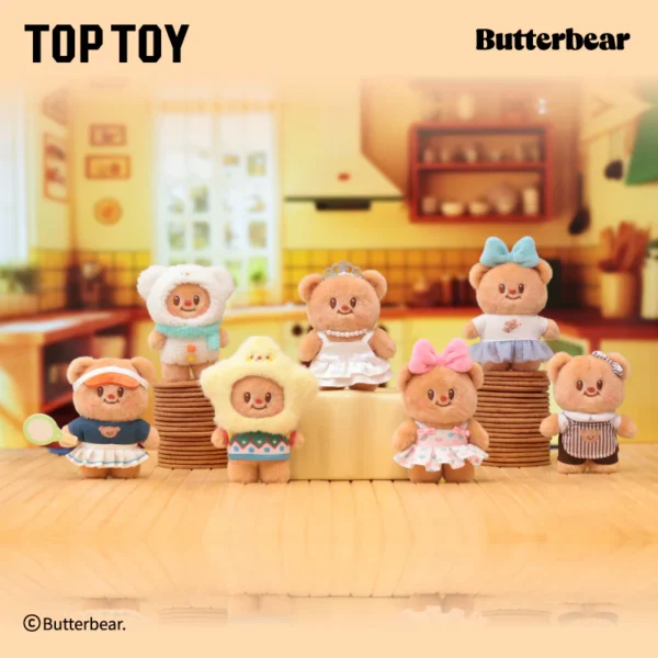 toyhive-50-1 Butterbear Versatile Wardrobe Plush Pendant Blind Box