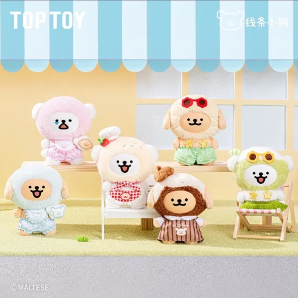 toyhive-56-1 Maltese Colorful Daily Series Plush Blind Box