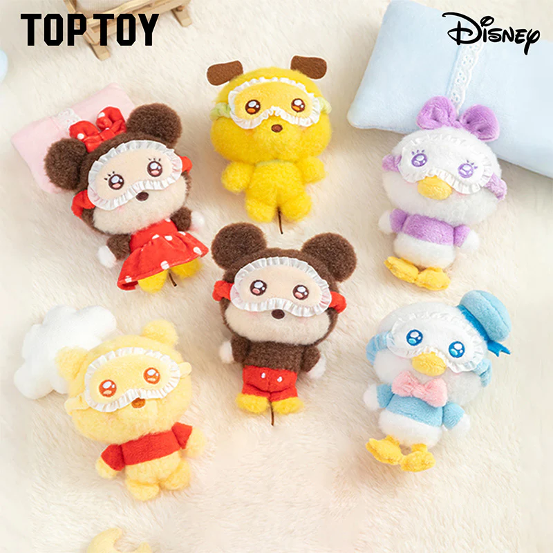 Disney Squinting Sleepwear Series Plush Pendant Blind Box